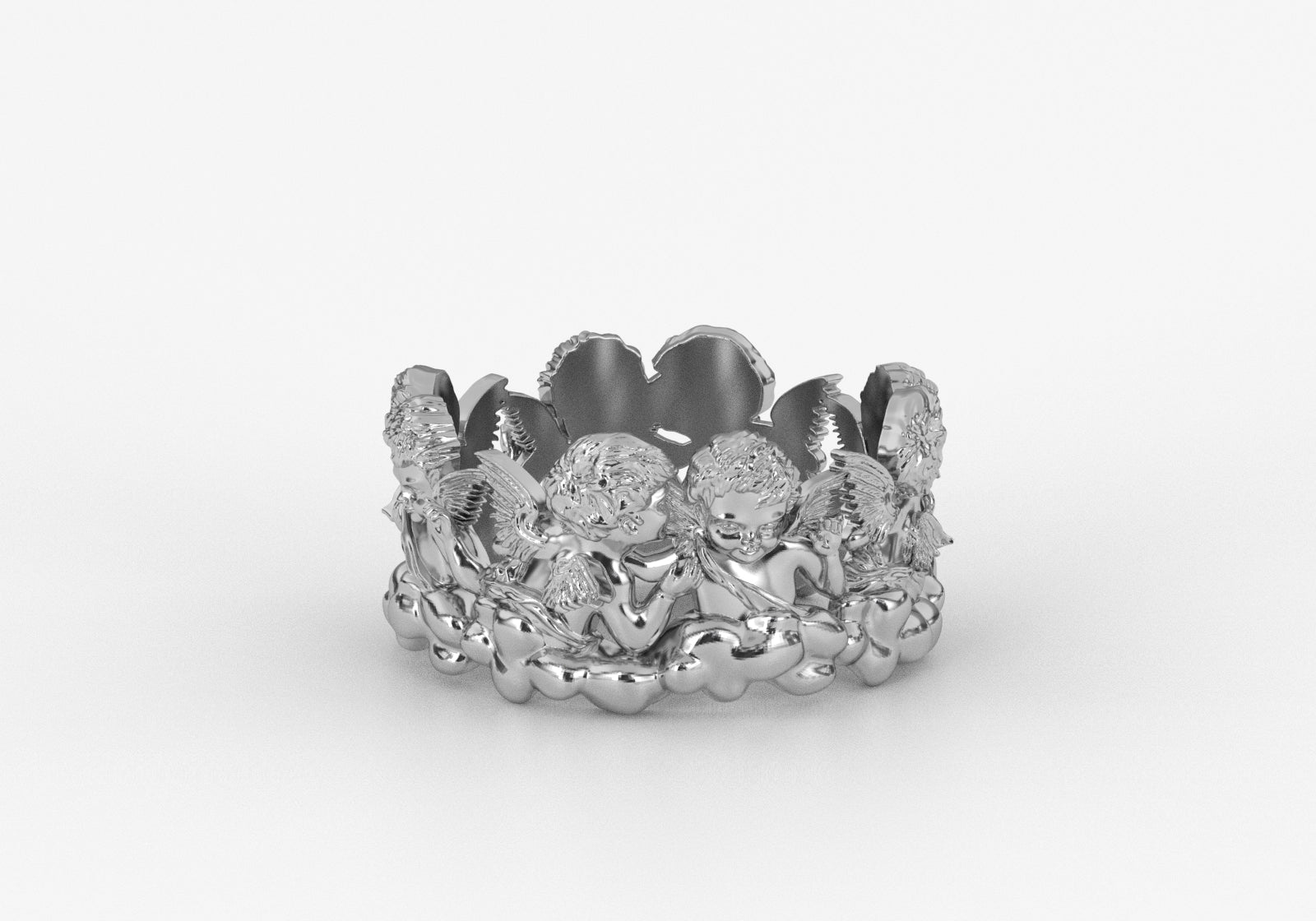 Angel Whisper Cherub Ring