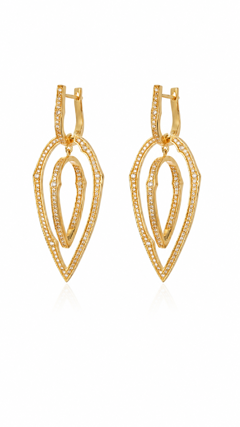 The "Elowen" Teardrop Hoops