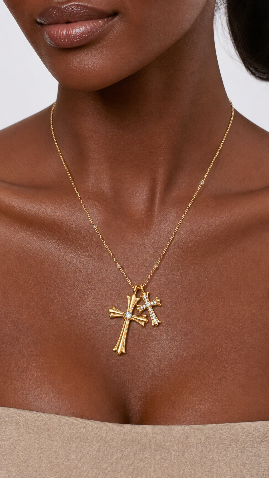 Seraphina Cross Necklace