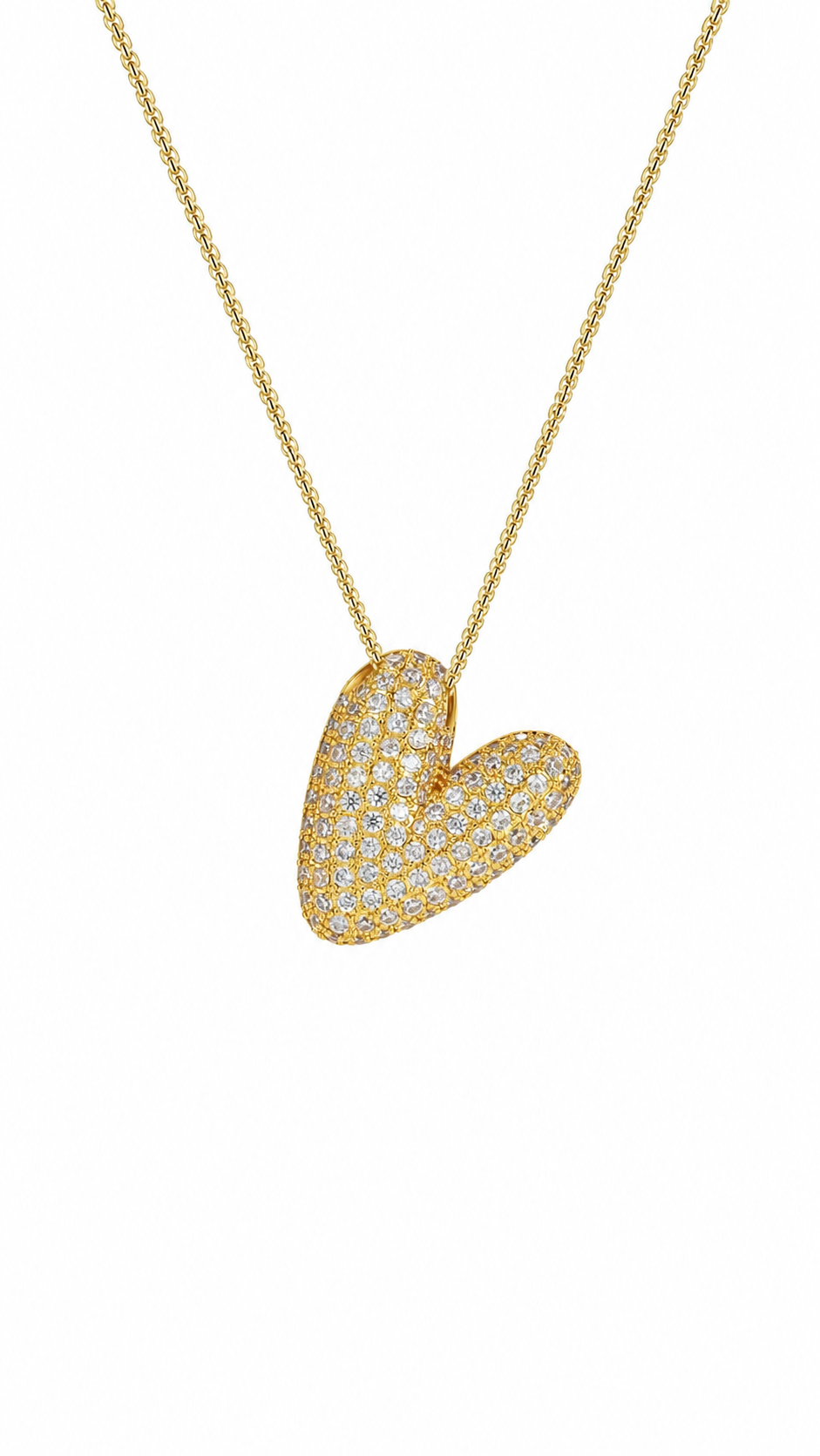 Palisades Pavé Initial Necklace