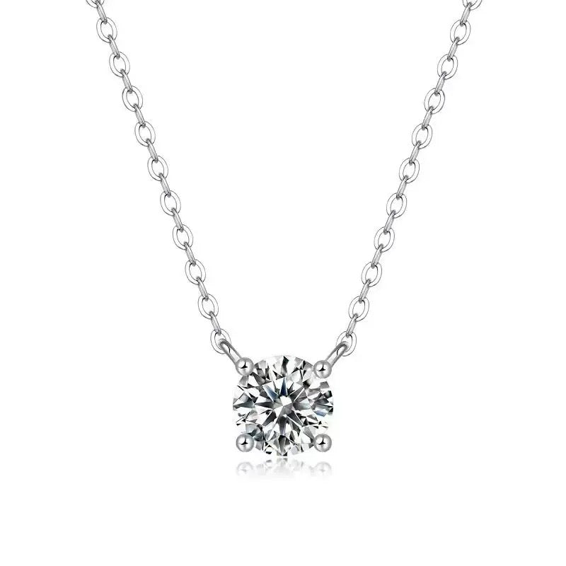 Elara Solitaire Necklace