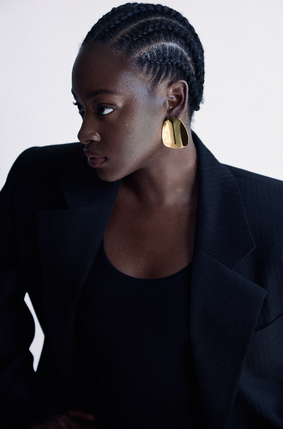 Ancestral Light: Sculptural Baroque Statement Earrings