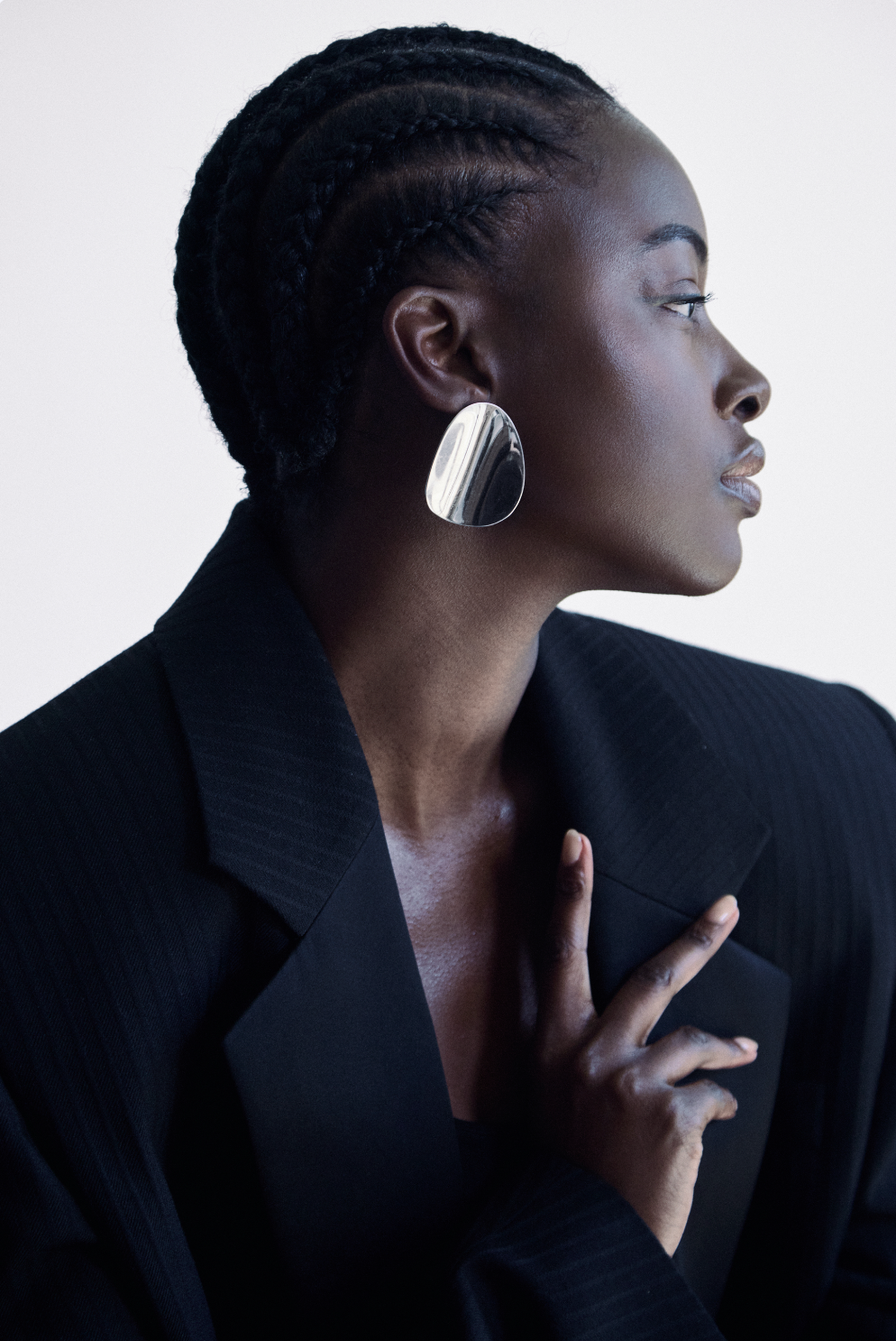 Ancestral Light: Sculptural Baroque Statement Earrings