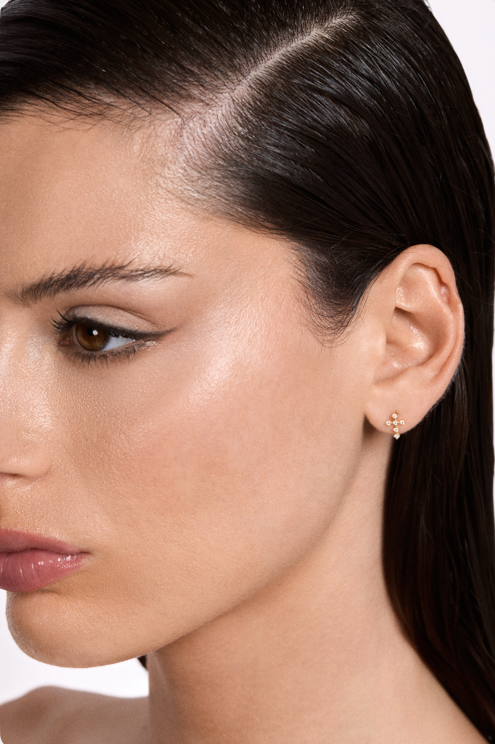 Laurel Cross Studs