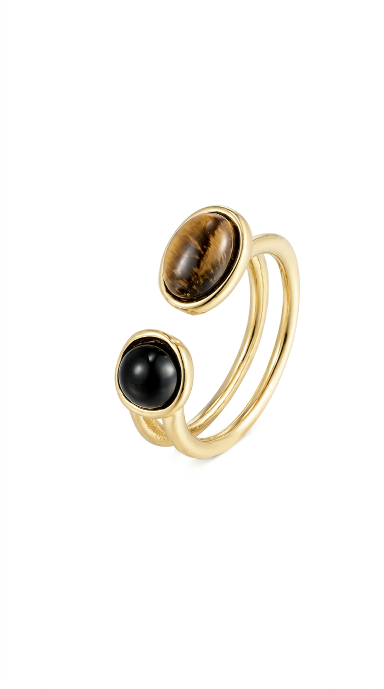 Unique open-ended wrap design | Lightweight for all-day comfort | Polished mirror effect.
