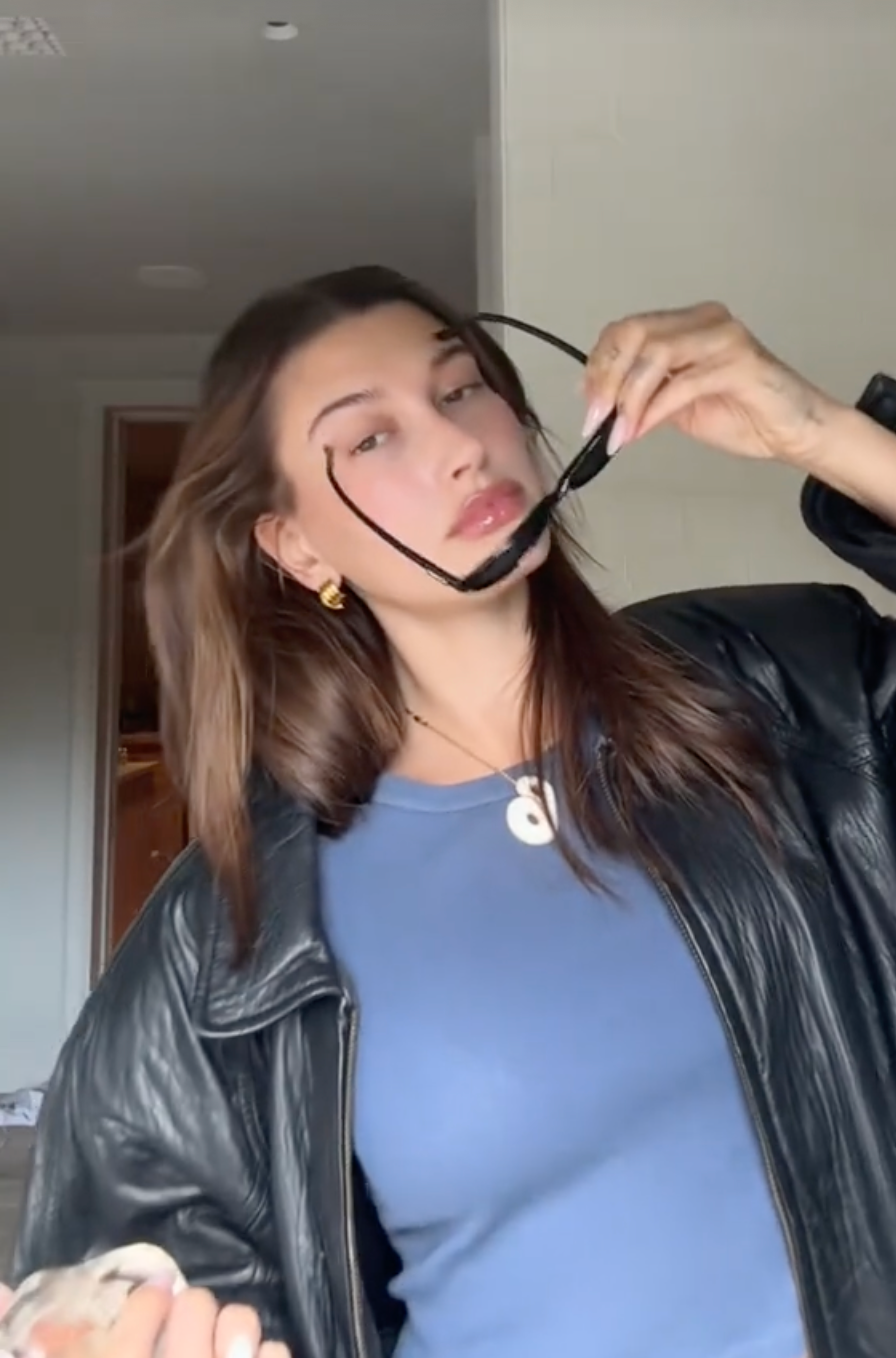 Hailey Bieber Stuns in Our Exclusive Earrings in Her Latest RHODE Instagram Video