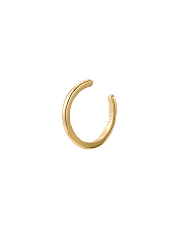 2. Sterling Silver Hoop Ear Clips with 18K Gold Plating - $55.00