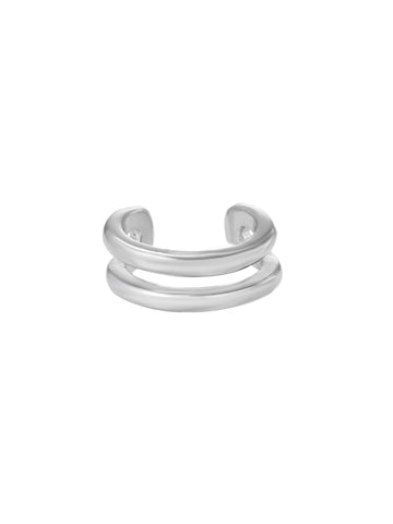 1. Sterling Silver Double Hoop Ear Clips - $85.00