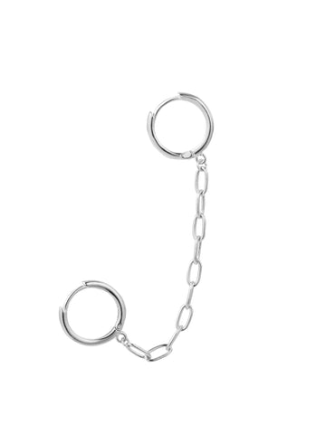 3. Sterling Silver Nose to Ear Chain Clips - $85.00