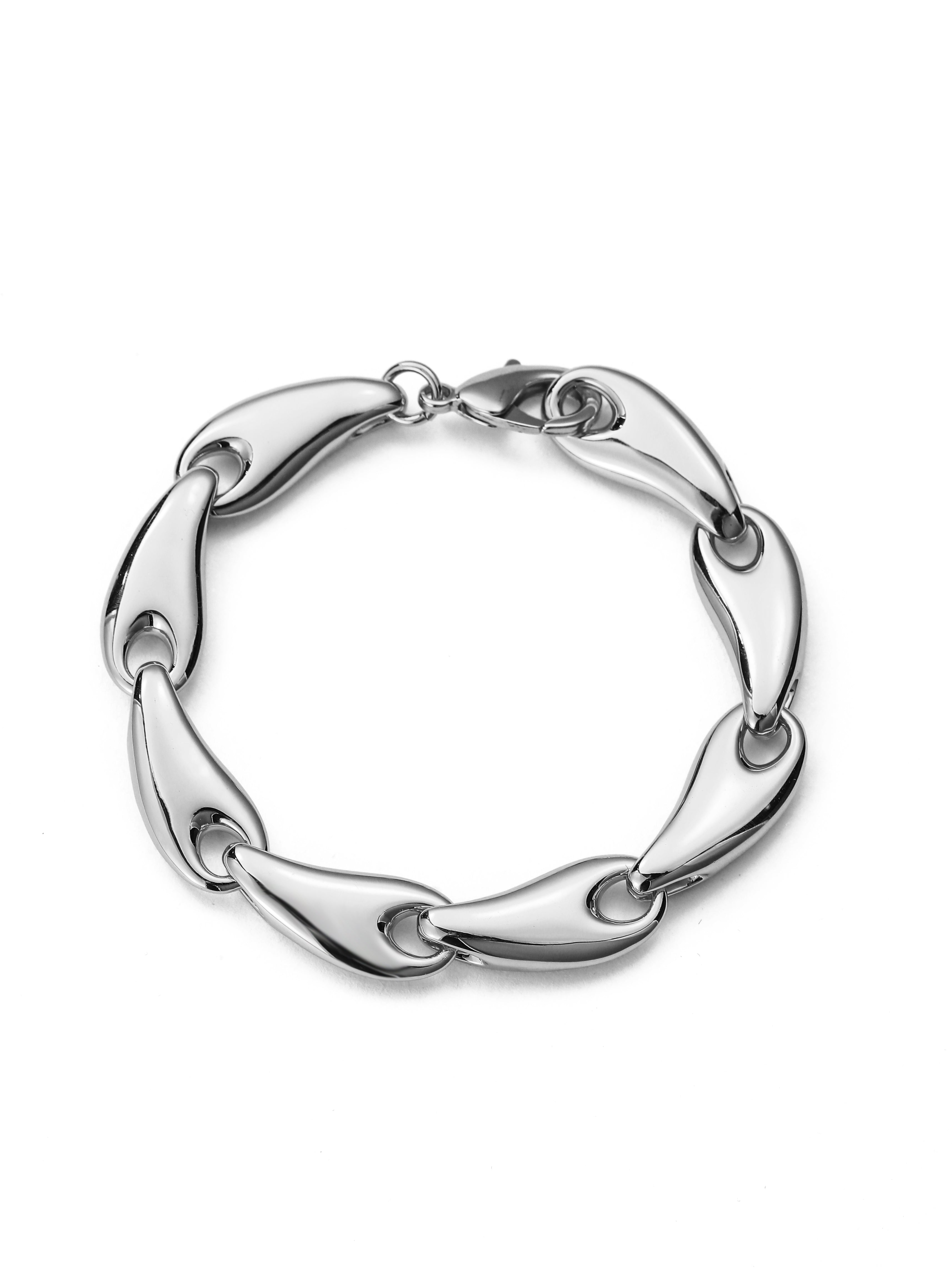 The Grace Link: Sculptural Organic Chain Bracelet