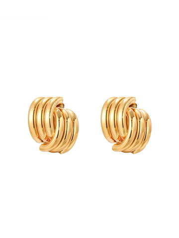 1. Kelleryjewels Knot Earrings with 18K Gold Plating