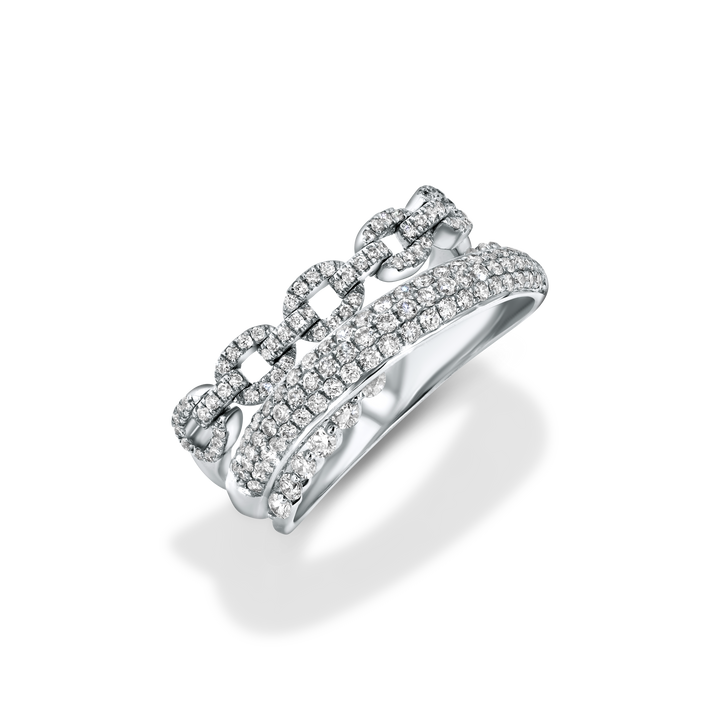 1. Strength of Love Platinum Diamond Ring from Kellery Fine Jewelry Store