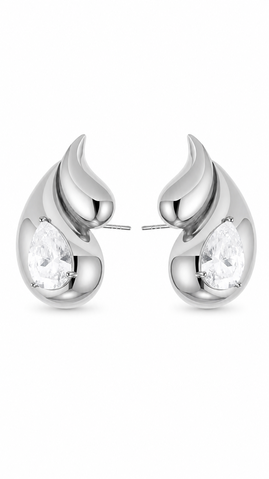 Vivienne Sculpted Teardrop Earrings