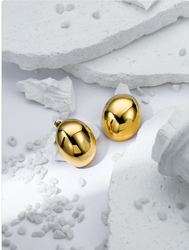 1. CyberVanguard Simple Circle Earring