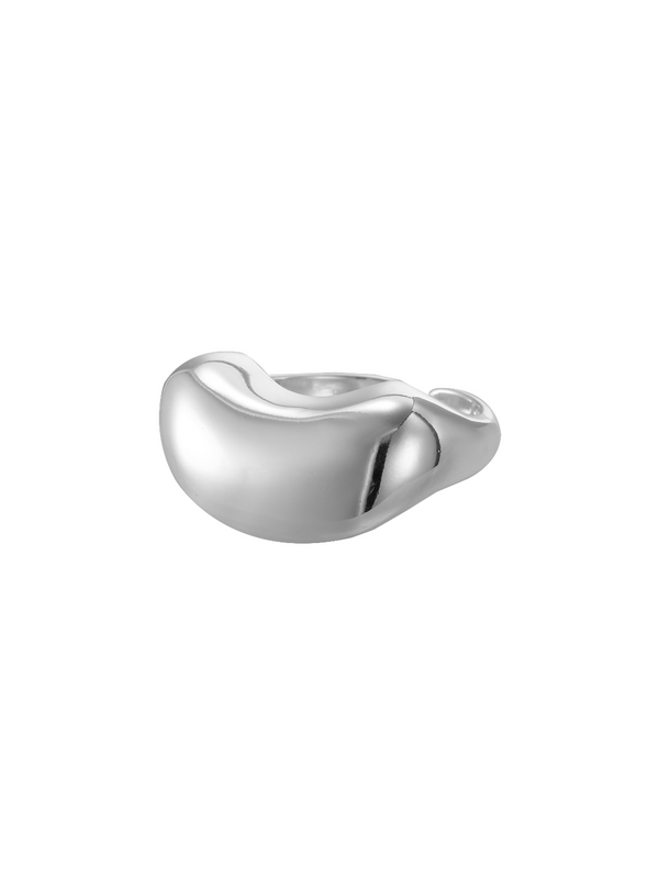 Dazzle Dream---Sterling silver crescent ring