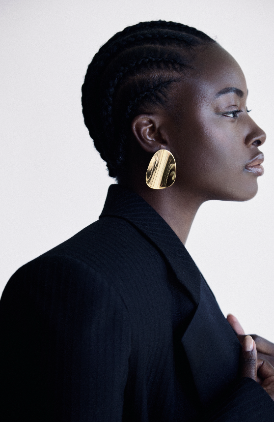 Ancestral Light: Sculptural Baroque Statement Earrings