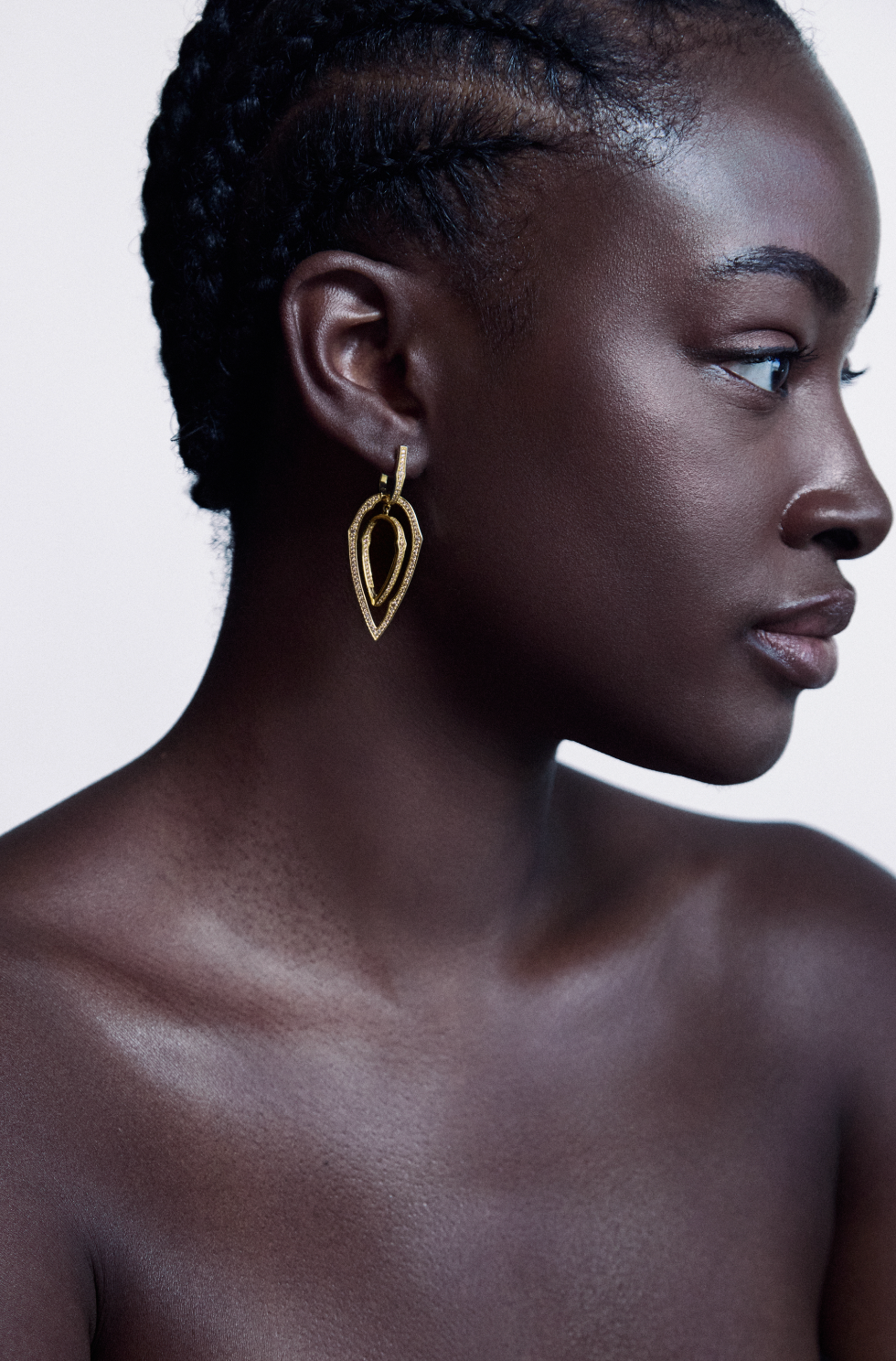The "Elowen" Teardrop Hoops
