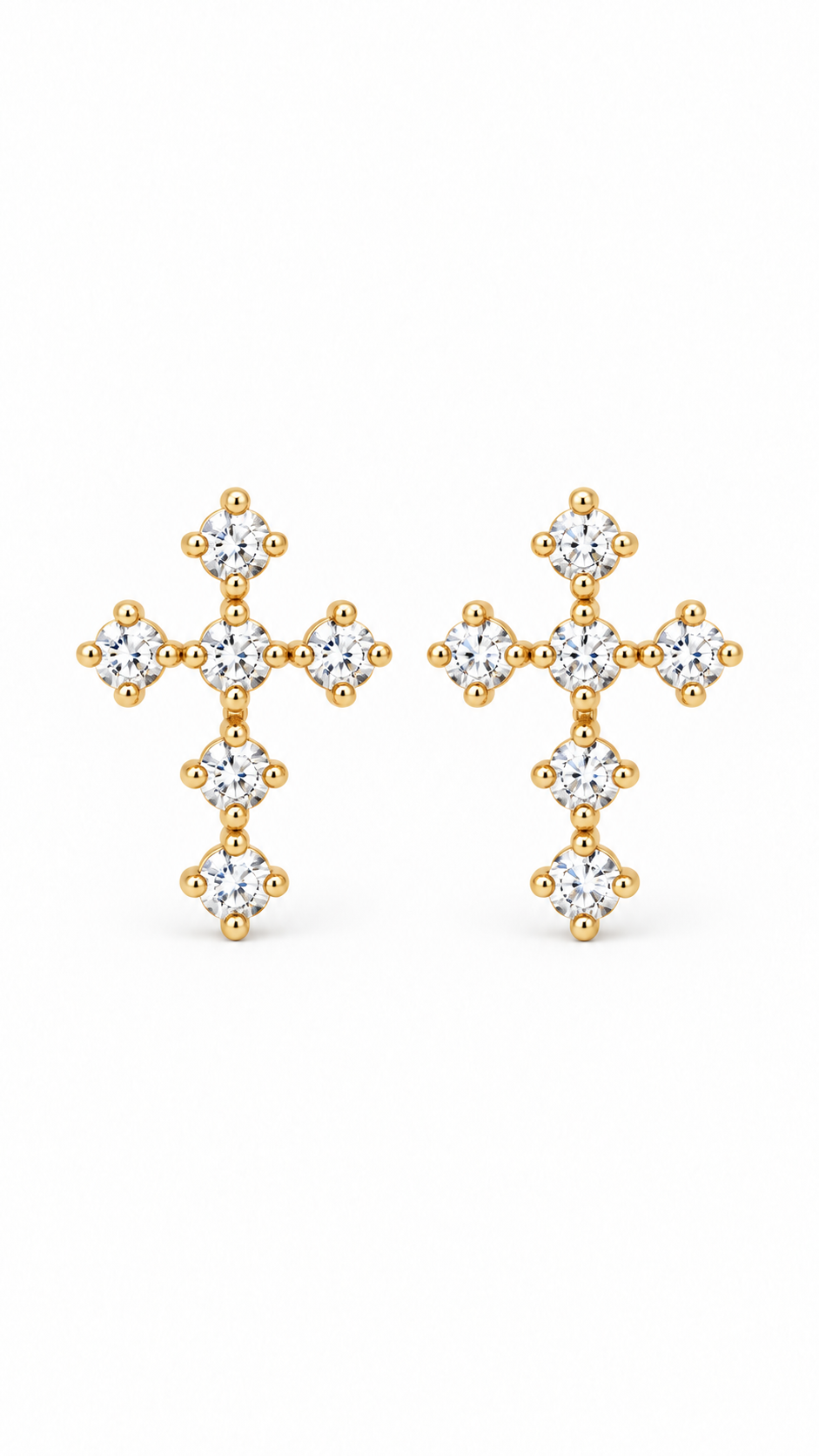 Laurel Cross Studs