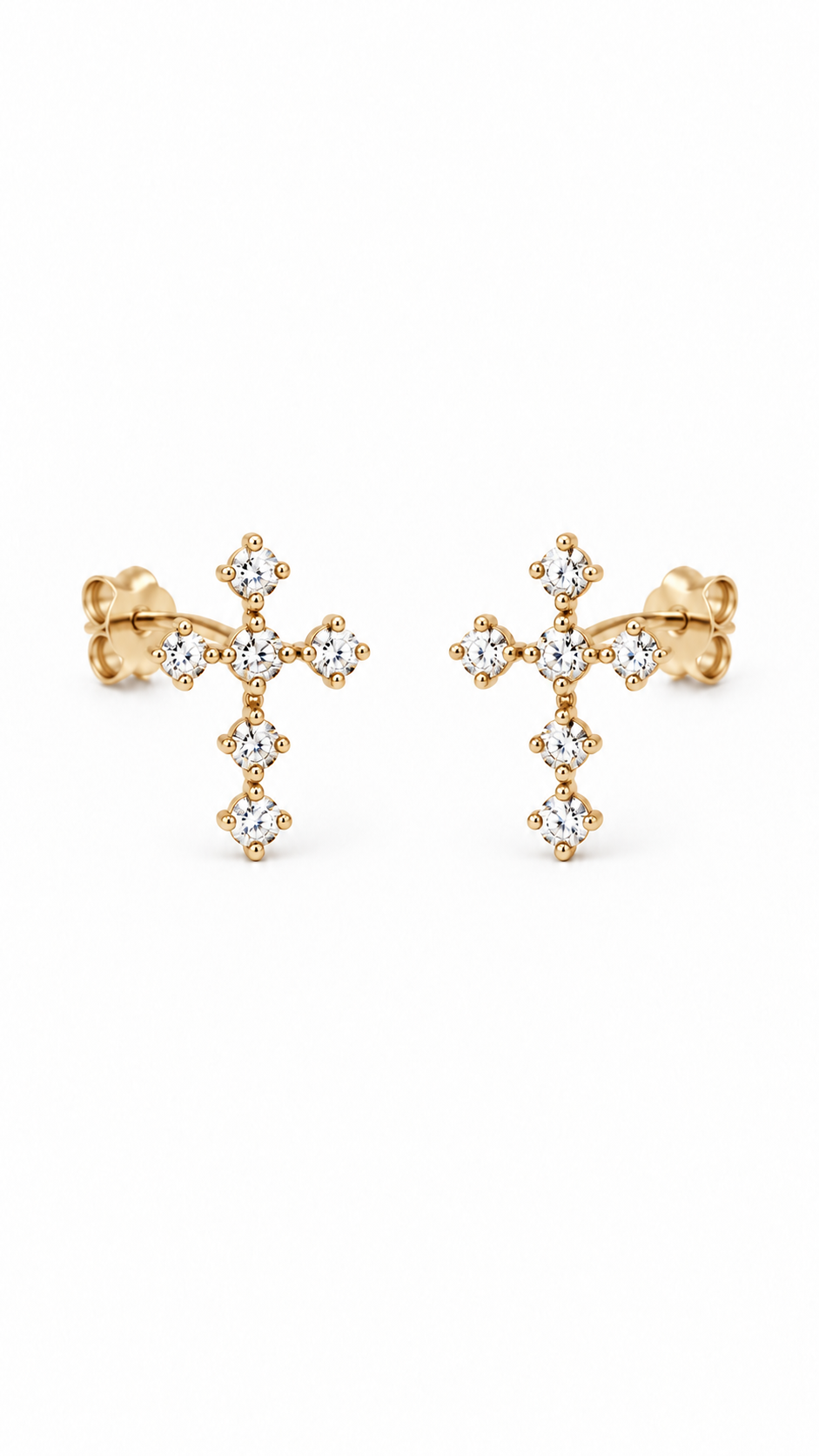 Laurel Cross Studs