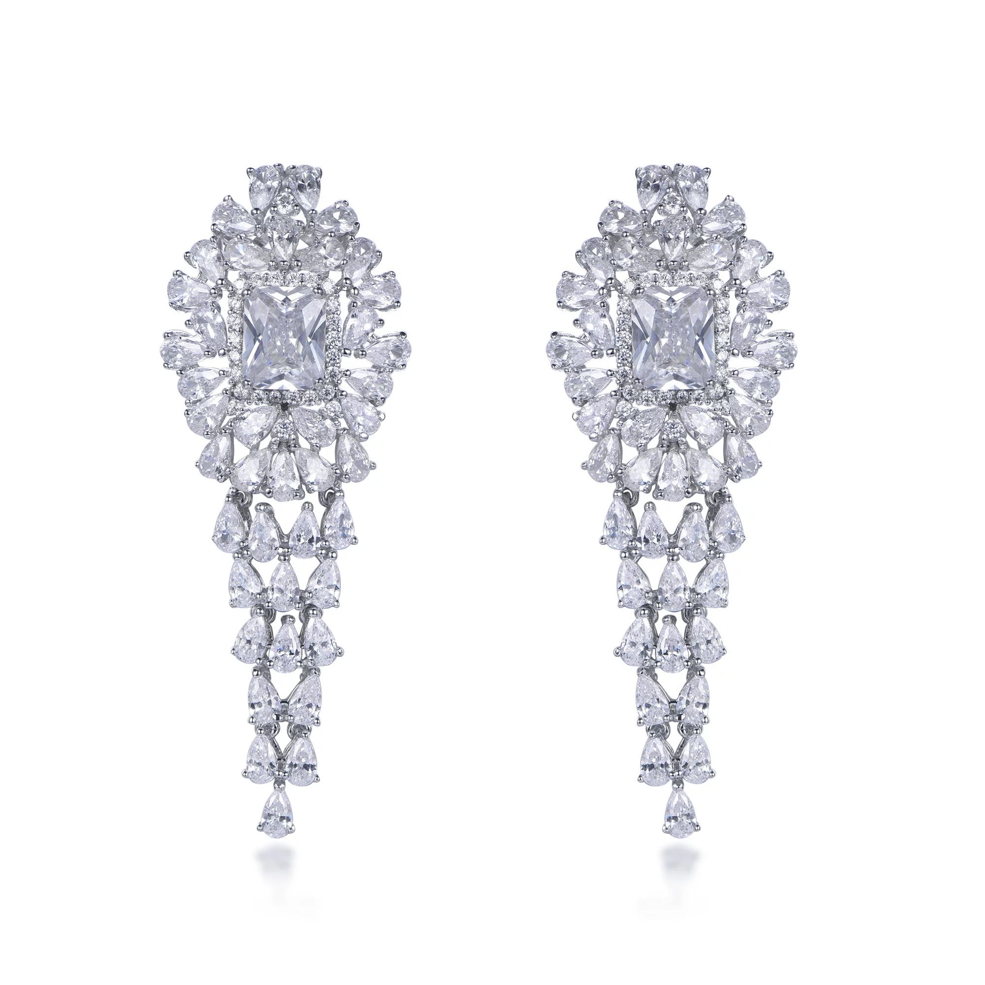 The Lunar Oath: Grand Gala Cascading Earrings